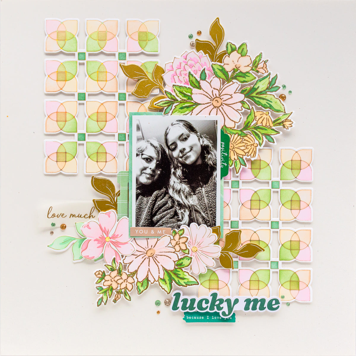 Painted Daisies stamp