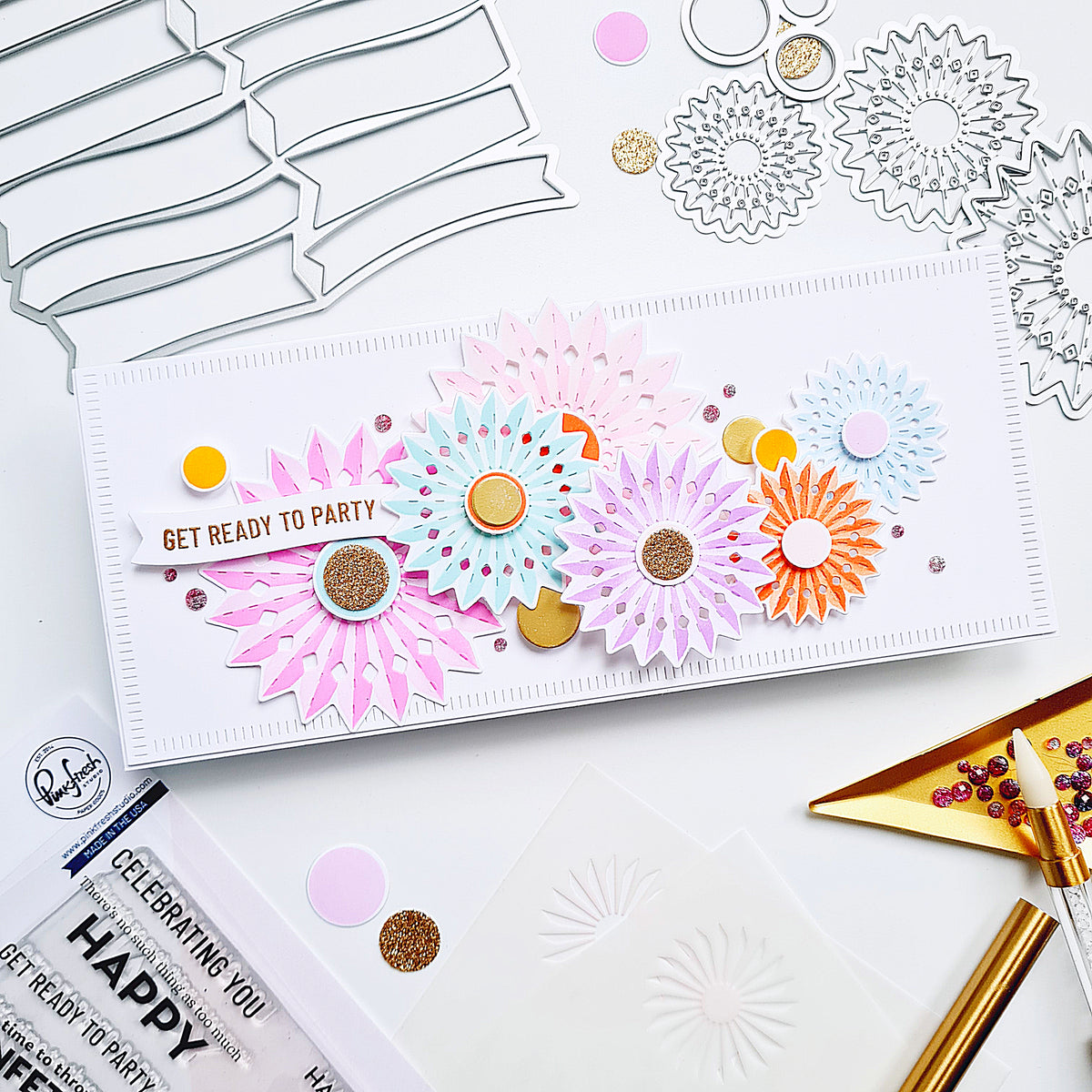 Basic Banners: Celebrate stamp