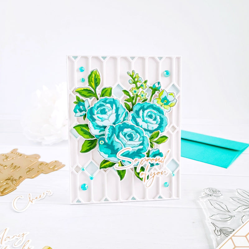 Grant Yourself Grace layering stencil